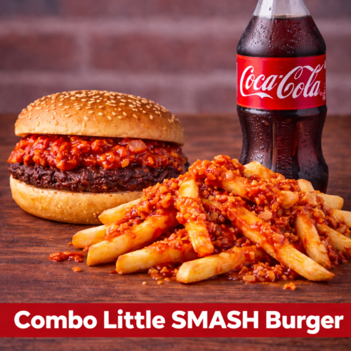 Combo Little SMASH Burger 125g (Sencilla)