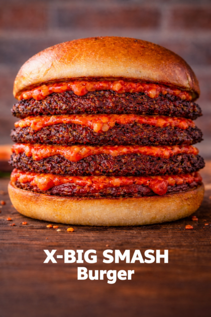 X-Big SMASH Burger 375g (Triple)