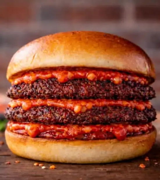 Big SMASH Burger con pan dorado, carne y queso